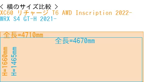 #XC60 リチャージ T6 AWD Inscription 2022- + WRX S4 GT-H 2021-